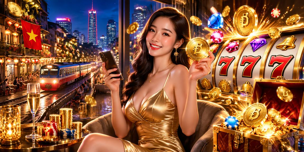 Người chơi tại Hà Nội trải nghiệm game slots và nhận thưởng voucher trực tuyến